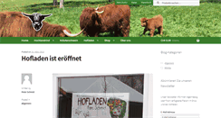 Desktop Screenshot of hochlandrindfleisch.com